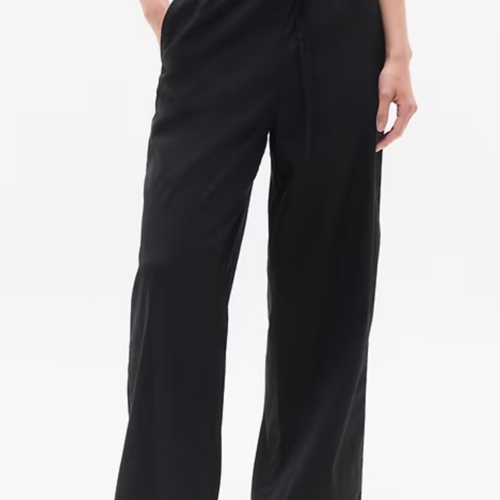 Black Wide-Leg Pants